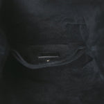 GG Calfskin Emblem Mini Bucket Bag Black