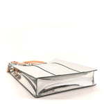 Monogram Mirror Sac Plat NM Silver