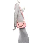 Goatskin Small Aphrodite Shoulder Bag Wild Rose