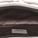Nappa Vertical Matelasse Small Maxi Horsebit Chain Shoulder Bag Gray