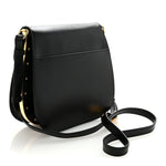 Box Calfskin Medium Bobby Frame Flap Black