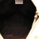 Monogram Medium D Gold Ring Hobo White