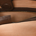 GG Supreme Monogram Medium Ophidia Shopping Tote  Brown