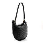 Nappa Intrecciato Small Gemelli Black