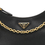 Saffiano Lux Re-Edition 2005 Shoulder Bag Black