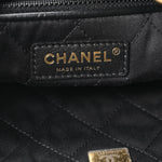 Calfskin Quilted Small Chanel 22 Black