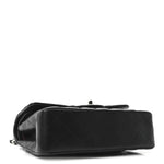 Lambskin Quilted Small Double Flap Black