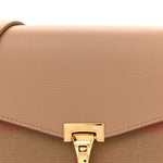 Derby Calfskin House Check Baby Macken Crossbody Bag Camel