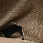 Linen Calfskin Small Rive Gauche Tote Greggio Natural
