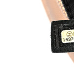 Metallic Caviar Half Moon Large Flap Bronze