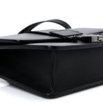 Box Calfskin 30 Montaigne Flap Bag Black