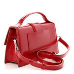 Glazed Calfskin Le Grand Bambino Red