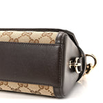 GG Monogram Medium Luce Shoulder Bag Beige Ebony