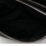 Grained Calfskin Duo Bag Black