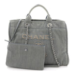 Denim Medium Deauville Tote Light Blue