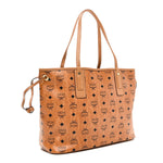Visetos Medium Liz Reversible Shopper Tote Cognac
