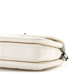 Lambskin Quilted Small Trendy CC Dual Handle Flap Bag White