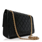 Aged Calfskin Quilted 2.55 Reissue 226 Flap Black