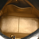 Lambskin Quilted Small Pearl Crush Hobo Black