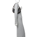 Triomphe Canvas Calfskin Ava Shoulder Bag Tan