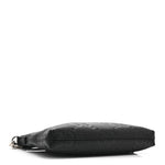 Piuma Calfskin Jumbo GG Embossed Medium Wristlet Messenger Bag Black