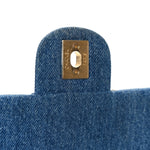 Denim Quilted Denim Large Mood Flap Blue Multicolor