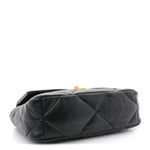 Lambskin Quilted Medium Chanel 19 Flap Black