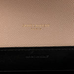 Grain De Poudre Monogram Cassandra Chain Wallet  Dark Beige