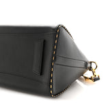Calfskin Chain Detail Small Antigona Black