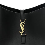 Supple Calfskin Large Le 5 A 7 Soft Hobo Black
