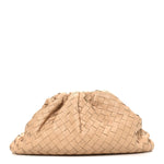Nappa Maxi Intrecciato The Pouch Oversized Clutch Almond