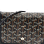 Goyardine Plumet Wallet Clutch Black