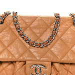 Washed Lambskin Medium Chain Around Messenger Brown