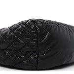 Nylon Quilted Large Coco Cocoon Tote Black