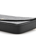 Empreinte Pochette Felicie Chain Wallet Black