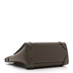 Drummed Calfskin Nano Luggage Souris