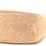 Denim GG Monogram Calfskin Small Shoulder Bag Souffle Rose
