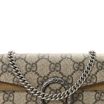 GG Supreme Monogram Super Mini Dionysus Shoulder Bag Taupe