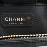 Calfskin Cerf Executive Shopper Tote Black