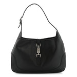 Calfskin Small Jackie O Hobo Black