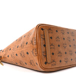 Visetos Medium Liz Reversible Shopper Tote Cognac