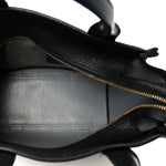 Grained Calfskin Small The Tote Bag Black