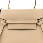 Grained Calfskin Micro Belt Bag Light Taupe