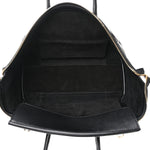 Supple Shiny Lambskin Little New Luggage Black