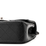 Caviar Quilted Mini Rectangular Flap Black