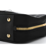 Re-Nylon Saffiano Medium Re-Edition 1978 Two Handle Bag Black