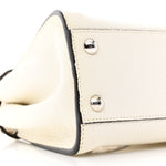 Cuoio Romano Snakeskin Selleria Mini Peekaboo Iconic Satchel White Stone