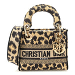 Canvas Mini Mizza Embroidered Lady D-Lite Beige Multicolor