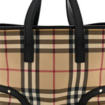 House Check Studded Small Tote Black