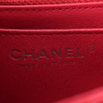 Caviar Quilted Mini Rectangular Flap Pink